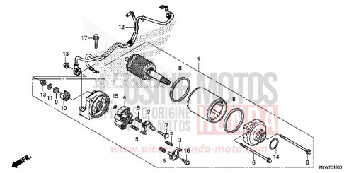 STARTER MOTOR CB500FAG de 2016